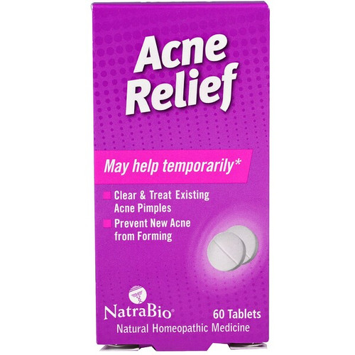 <img alt="NatraBio, Acne Relief, 60 Tablets" title="NatraBio, Acne Relief, 60 Tablets,371401015604"