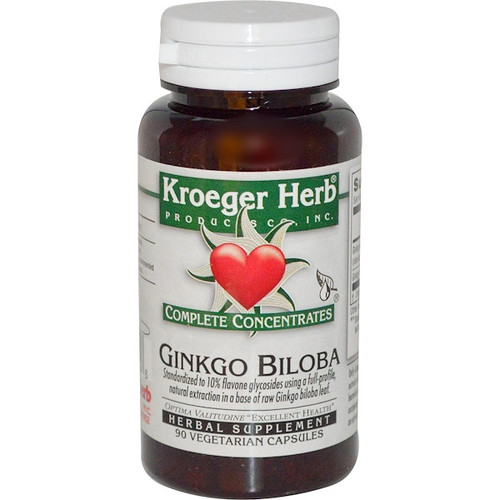 <img alt="Kroeger Herb Co, Complete Concentrates, Ginkgo Biloba, 90 Veggie Caps" title="Kroeger Herb Co, Complete Concentrates, Ginkgo Biloba, 90 Veggie Caps,696916115046"