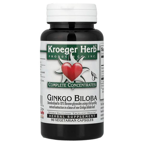 <img alt="Kroeger Herb Co, Complete Concentrates, Ginkgo Biloba, 90 Vegetarian Capsules" title="Kroeger Herb Co, Complete Concentrates, Ginkgo Biloba, 90 Vegetarian Capsules,696916115046"