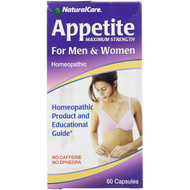 <img alt="NaturalCare, Appetite, Maximum Strength, For Men & Women, No Caffeine, 60 Capsules" title="NaturalCare, Appetite, Maximum Strength, For Men & Women, No Caffeine, 60 Capsules,705692382600"