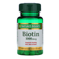 <img alt="Natures Bounty, Biotin, 1,000 mcg, 100 Coated Tablets" title="Natures Bounty, Biotin, 1,000 mcg, 100 Coated Tablets,074312079610"