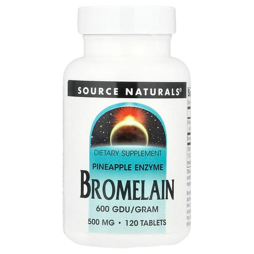 <img alt="Source Naturals, Bromelain 600 GDU-g, 120 Tablets" title="Source Naturals, Bromelain 600 GDU-g, 120 Tablets,021078009078"