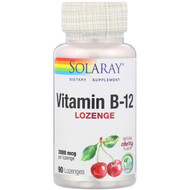 <img alt="Solaray, Vitamin B-12, Natural Cherry Flavor, Sugar Free, 2000 mcg, 90 Sublingual Lozenges" title="Solaray, Vitamin B-12, Natural Cherry Flavor, Sugar Free, 2000 mcg, 90 Sublingual Lozenges,076280043501"