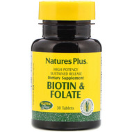 <img alt="Natures Plus, Biotin & Folate, 30 Tablets" title="Natures Plus, Biotin & Folate, 30 Tablets,097467017924"