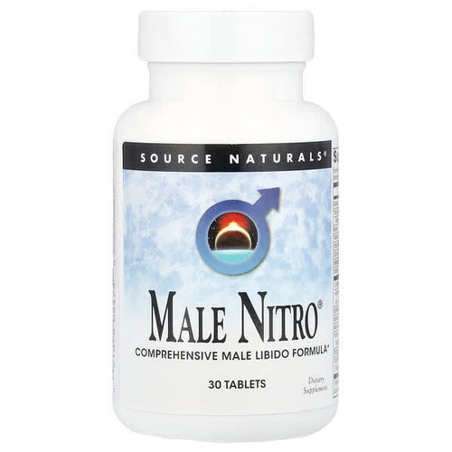 <img alt="Source Naturals, Male Nitro, 30 Tablets" title="Source Naturals, Male Nitro, 30 Tablets,021078024750"