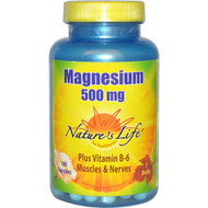 <img alt="Natures Life, Magnesium, 500 mg, 100 Capsules" title="Natures Life, Magnesium, 500 mg, 100 Capsules,040647004375"