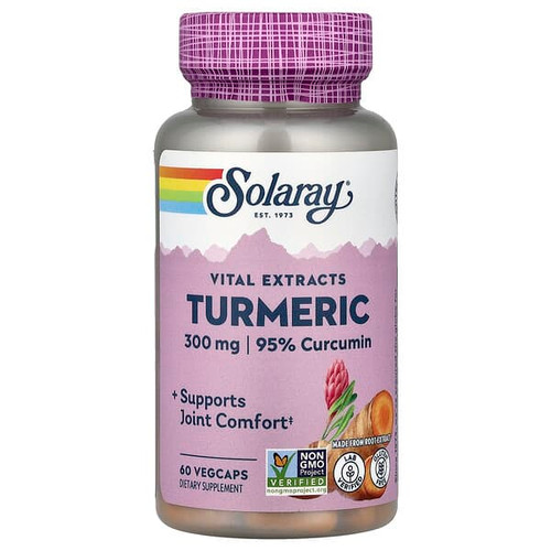 <img alt="Solaray, Vital Extracts, Turmeric, 300 mg, 60 VegCaps" title="Solaray, Vital Extracts, Turmeric, 300 mg, 60 VegCaps,076280038002"