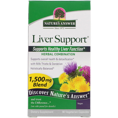 <img alt="Natures Answer, Liver Support, 1,500 mcg, 90 Vegetarian  Capsules" title="Natures Answer, Liver Support, 1,500 mcg, 90 Vegetarian  Capsules,083000160899"