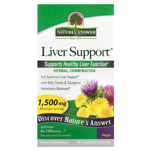 <img alt="Natures Answer, Liver Support, 90 Vegetarian  Capsules" title="Natures Answer, Liver Support, 90 Vegetarian  Capsules,083000160899"
