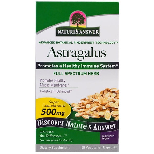 <img alt="Natures Answer, Astragalus, 500 mg, 90 Vegetarian Capsules" title="Natures Answer, Astragalus, 500 mg, 90 Vegetarian Capsules,083000161186"