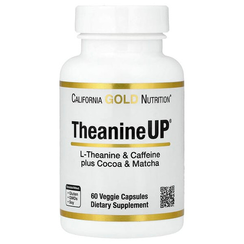 <img alt="California Gold Nutrition, TheanineUP, L-Theanine & Caffeine Plus Cocoa and Matcha, 60 Veggie Capsules" title="California Gold Nutrition, TheanineUP, L-Theanine & Caffeine Plus Cocoa and Matcha, 60 Veggie Capsules,898220012411"