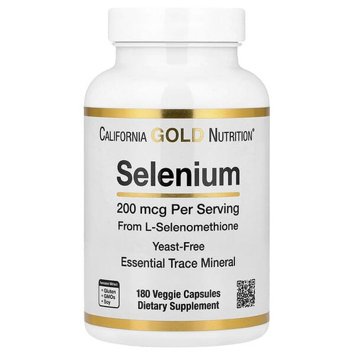 <img alt="California Gold Nutrition, Selenium, Yeast-Free, 200 mcg, 180 Veggie Capsules" title="California Gold Nutrition, Selenium, Yeast-Free, 200 mcg, 180 Veggie Capsules,898220013524"