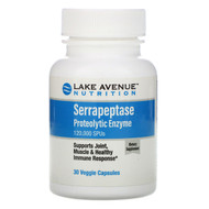<img alt="Lake Avenue Nutrition, Serrapeptase, Proteolytic Enzyme, 120,000 SPUs, 30 Veggie Capsules" title="Lake Avenue Nutrition, Serrapeptase, Proteolytic Enzyme, 120,000 SPUs, 30 Veggie Capsules,898220015719"