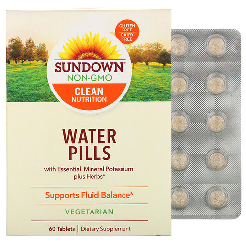 <img alt="Sundown Naturals, Water Pills, 60 Tablets" title="Sundown Naturals, Water Pills, 60 Tablets,030768003746"