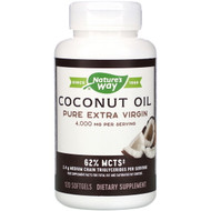 <img alt="Natures Way, Coconut Oil, Pure Extra Virgin, 1,000 mg, 120 Softgels" title="Natures Way, Coconut Oil, Pure Extra Virgin, 1,000 mg, 120 Softgels,033674100097"