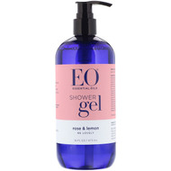 EO Products, Shower Gel, Rose & Lemon, 16 fl oz (473 ml)