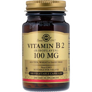 <img alt="Solgar, Vitamin B2 (Riboflavin), 100 mg, 100 Vegetable Capsules" title="Solgar, Vitamin B2 (Riboflavin), 100 mg, 100 Vegetable Capsules,033984030503"