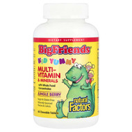<img alt="Natural Factors, Big Friends, Multi-Vitamin & Minerals, Jungle Berry, 60 Chewable Tablets" title="Natural Factors, Big Friends, Multi-Vitamin & Minerals, Jungle Berry, 60 Chewable Tablets,068958015491"