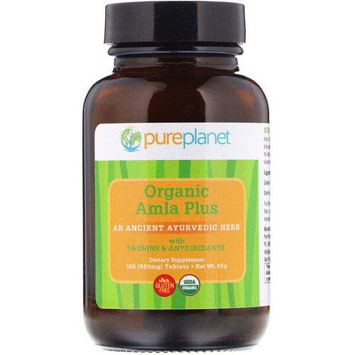 <img alt="Pure Planet, Organic Amla Plus, 500 mg, 100 Tablets" title="Pure Planet, Organic Amla Plus, 500 mg, 100 Tablets,091401884009"