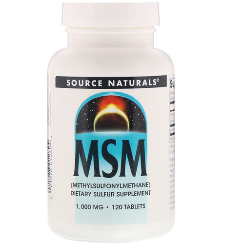<img alt="Source Naturals, MSM (Methylsulfonylmethane), 1,000 mg, 120 Tablets" title="Source Naturals, MSM (Methylsulfonylmethane), 1,000 mg, 120 Tablets,021078012894"