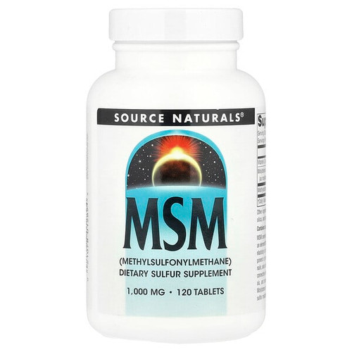 <img alt="Source Naturals, MSM, 120 Tablets" title="Source Naturals, MSM, 120 Tablets,021078012894"