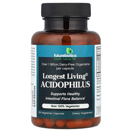 <img alt="Futurebiotics, Longest Living Acidophilus, 100 Vegetarian Capsules" title="Futurebiotics, Longest Living Acidophilus, 100 Vegetarian Capsules,049479001156"