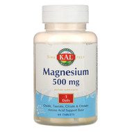 <img alt="KAL, Magnesium, 500 mg, 60 Tablets" title="KAL, Magnesium, 500 mg, 60 Tablets,021245573203"