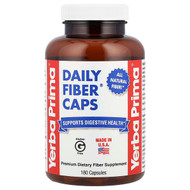 <img alt="Yerba Prima, Daily Fiber Caps, 180 Capsules" title="Yerba Prima, Daily Fiber Caps, 180 Capsules,046352001999"