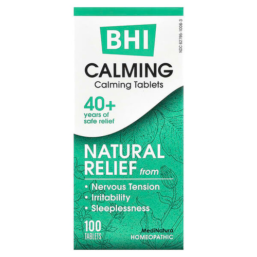 <img alt="MediNatura, BHI, Calming, 100 Tablets" title="MediNatura, BHI, Calming, 100 Tablets,787647100101"
