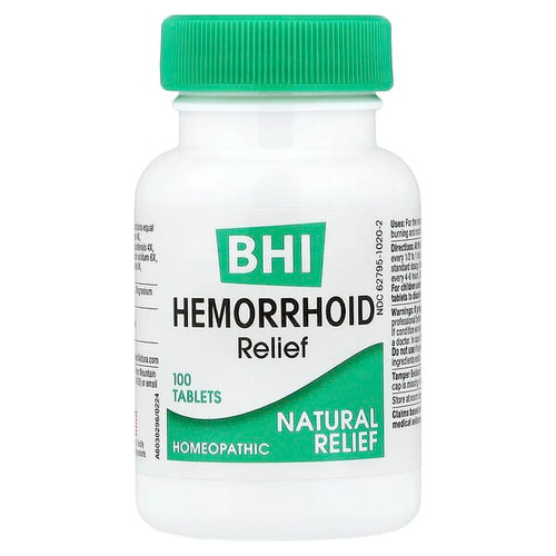<img alt="MediNatura, BHI, Hemorrhoid Relief, 100 Tablets" title="MediNatura, BHI, Hemorrhoid Relief, 100 Tablets,787647100354"