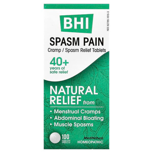 <img alt="MediNatura, BHI, Spasm Pain, 100 Tablets" title="MediNatura, BHI, Spasm Pain, 100 Tablets,787647100637"
