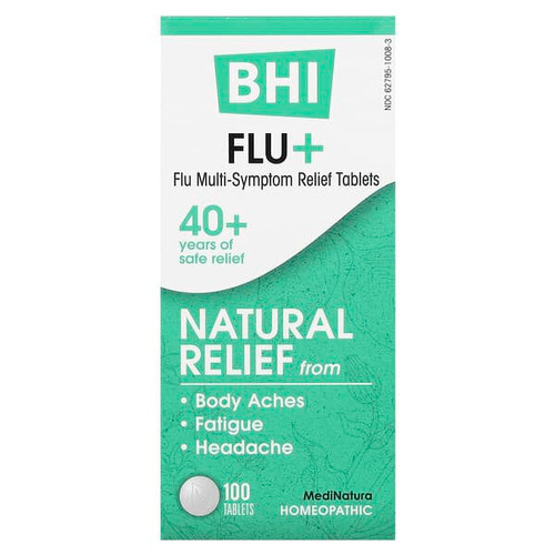 <img alt="MediNatura, BHI Flu+, 100 Tablets" title="MediNatura, BHI Flu+, 100 Tablets,787647200917"