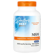 <img alt="Doctors Best, MSM, 180 Capsules (1,000 mg per Capsule)" title="Doctors Best, MSM, 180 Capsules (1,000 mg per Capsule),753950000643"