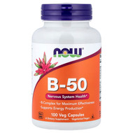 <img alt="NOW Foods, B-50, 100 Veg Capsules" title="NOW Foods, B-50, 100 Veg Capsules,733739004208"