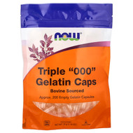 <img alt="NOW Foods, Triple "000" Gelatin Caps, Approx. 200 Empty Gelatin Capsules, 1.16 oz (33 g)" title="NOW Foods, Triple "000" Gelatin Caps, Approx. 200 Empty Gelatin Capsules, 1.16 oz (33 g),733739051110"