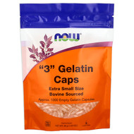 <img alt="NOW Foods, "3" Gelatin Caps, Extra Small Size, Approx. 1,000 Empty Gelatin Capsules, 1.69 oz (48 g)" title="NOW Foods, "3" Gelatin Caps, Extra Small Size, Approx. 1,000 Empty Gelatin Capsules, 1.69 oz (48 g),733739052100"