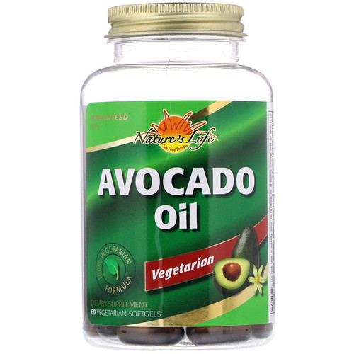 <img alt="Natures Life, Avocado Oil, 60 Vegetarian Softgels" title="Natures Life, Avocado Oil, 60 Vegetarian Softgels,010043638221"