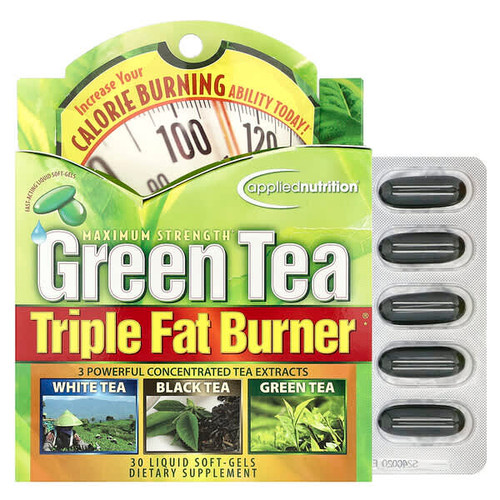 <img alt="Applied Nutrition, Maximum Strength, Green Tea Triple Fat Burner, 30 Liquid Soft-Gels" title="Applied Nutrition, Maximum Strength, Green Tea Triple Fat Burner, 30 Liquid Soft-Gels,710363568450"
