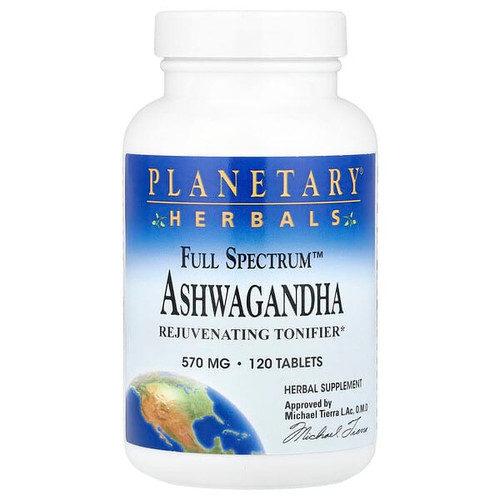 <img alt="Planetary Herbals, Full Spectrum Ashwagandha, 120 Tablets" title="Planetary Herbals, Full Spectrum Ashwagandha, 120 Tablets,021078105350"