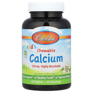 <img alt="Carlson, Kids, Chewable Calcium, Natural Vanilla, 250 mg, 60 Tablets" title="Carlson, Kids, Chewable Calcium, Natural Vanilla, 250 mg, 60 Tablets,088395050831"
