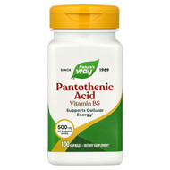 <img alt="Natures Way, Pantothenic Acid, Vitamin B5, 100 Capsules" title="Natures Way, Pantothenic Acid, Vitamin B5, 100 Capsules,033674404911"