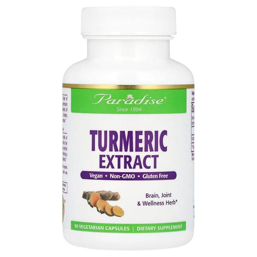 <img alt="Paradise Herbs, Turmeric Extract, 500 mg, 90 Vegetarian Capsules" title="Paradise Herbs, Turmeric Extract, 500 mg, 90 Vegetarian Capsules,601944778101"