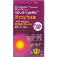 <img alt="Natural Factors, BioCoenzymated, Folate B12, Methylfolate, 1,000 mcg, 60 Quick Melt Tablets" title="Natural Factors, BioCoenzymated, Folate B12, Methylfolate, 1,000 mcg, 60 Quick Melt Tablets,068958012414"