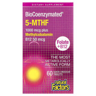 <img alt="Natural Factors, BioCoenzymated, Folate + B12, 60 Quick-Dissolve Tablets" title="Natural Factors, BioCoenzymated, Folate + B12, 60 Quick-Dissolve Tablets,068958012414"