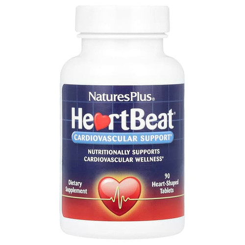 <img alt="NaturesPlus, HeartBeat, Cardiovascular Support, 90 Heart-Shaped Tablets" title="NaturesPlus, HeartBeat, Cardiovascular Support, 90 Heart-Shaped Tablets,097467474215"