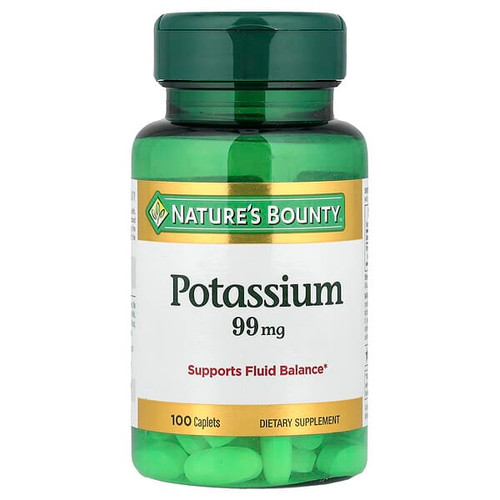 <img alt="Natures Bounty, Potassium, 99 mg, 100 Caplets" title="Natures Bounty, Potassium, 99 mg, 100 Caplets,074312011108"