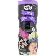 3 PACK of NosH!, Baby, Whole Grain Puffs, Organic Cereal Snack, Blueberry, Pear & Purple Sweet Potato, 2.10 oz (60 g))