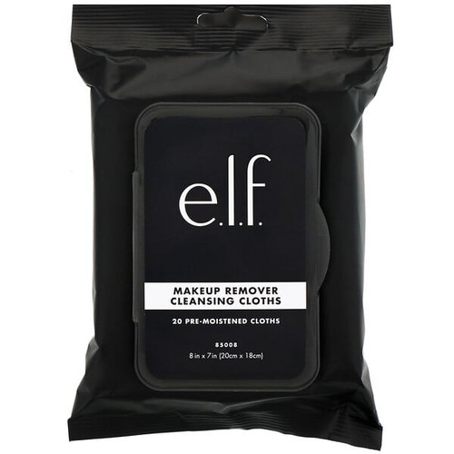 <img alt="E.L.F., Makeup Remover Cleansing Cloths, 20 Pre-Moistened Cloths" title="E.L.F., Makeup Remover Cleansing Cloths, 20 Pre-Moistened Cloths,609332850088"