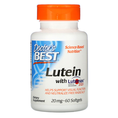 <img alt="Doctors Best, Lutein with Lutemax 2020, 20 mg, 60 Softgels" title="Doctors Best, Lutein with Lutemax 2020, 20 mg, 60 Softgels,753950003699"