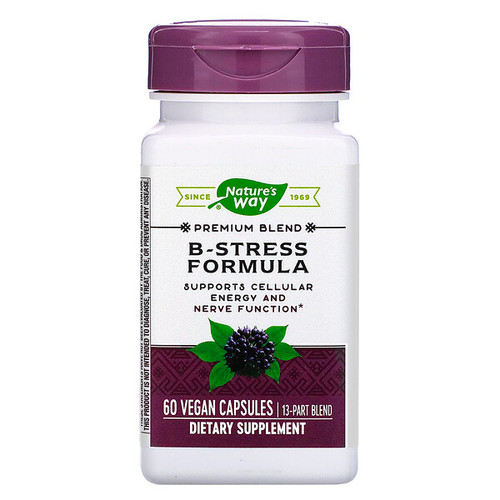 <img alt="Natures Way, B-Stress Formula, 60 Veg Capsules" title="Natures Way, B-Stress Formula, 60 Veg Capsules,033674406304"